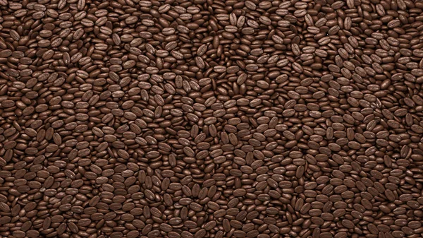 Texture des grains de café torréfiés — Photo