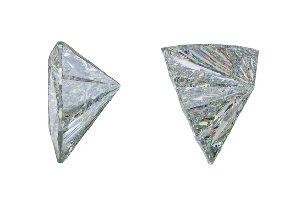 Side views of gemstones — Stock Photo, Image