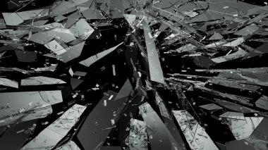 kırık cam parçaları