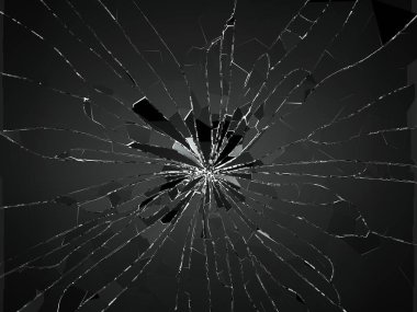 kırık cam parçaları