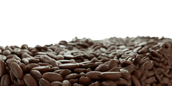 烤咖啡粒 — 图库照片