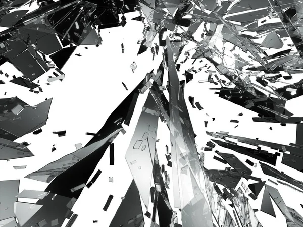 Shattered glass background — Stock Photo, Image