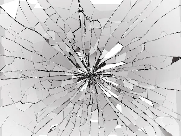 こわされたガラスの破片 — ストック写真