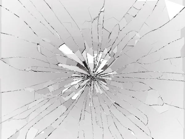Morceaux de verre brisé — Photo