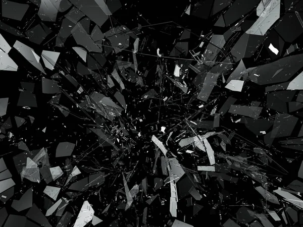 bozuk veya kırık cam parçaları 