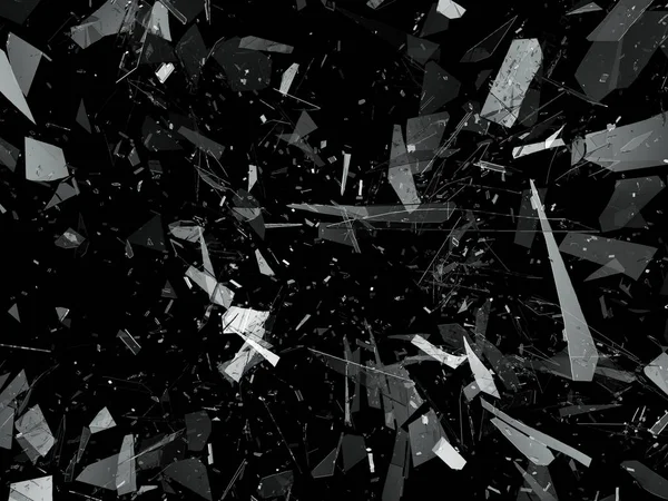 tahribe kırık cam parçaları 