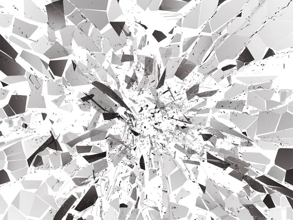 tahribe kırık cam parçaları 