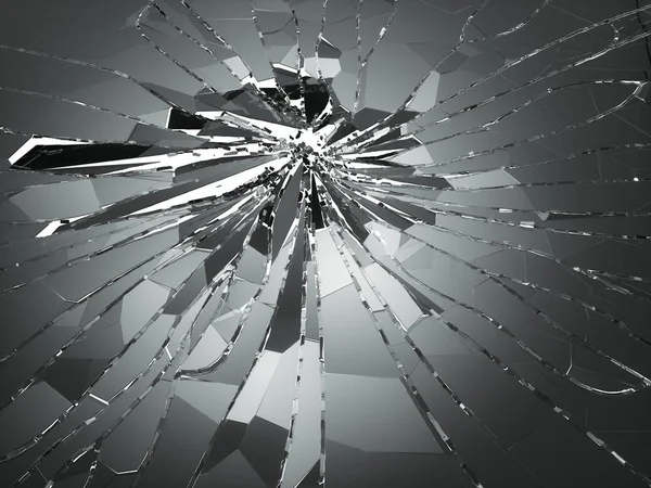 Shattered glass background — Stock Photo, Image