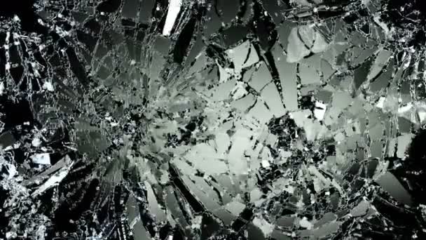 Explosion de verre cassé 