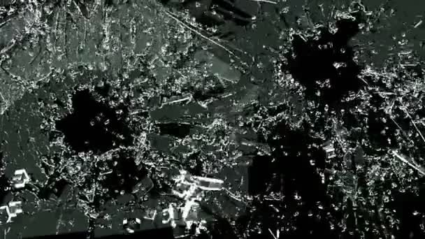 ガラスの破片爆発 — ストック動画
