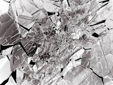 Kırık cam parçaları