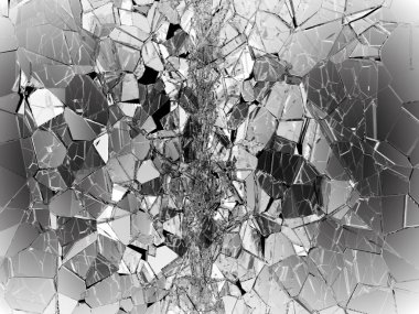 Kırık cam parçaları