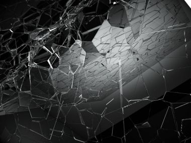 Kırık cam parçaları