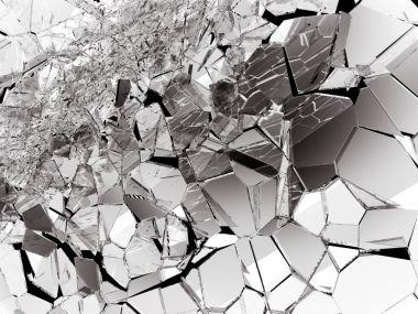 Kırık cam parçaları