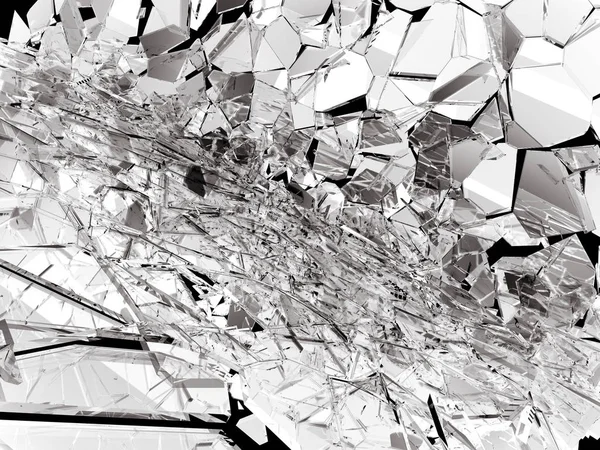 Piezas de vidrio destrozadas —  Fotos de Stock