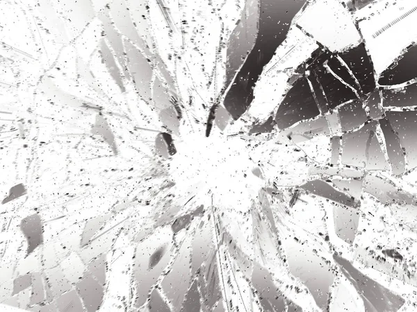 Piezas de vidrio destrozadas — Foto de Stock