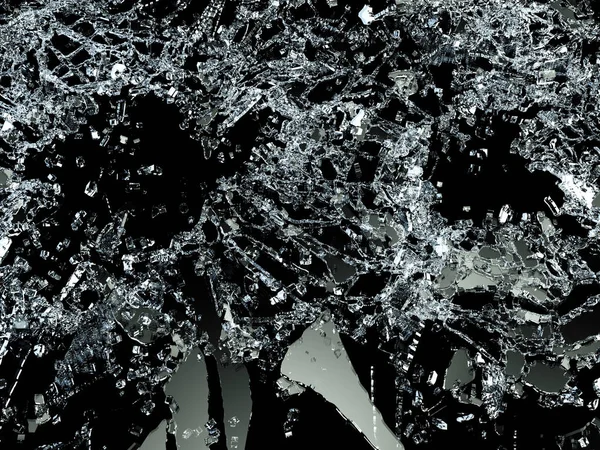 Bozuk veya kırık cam siyah 