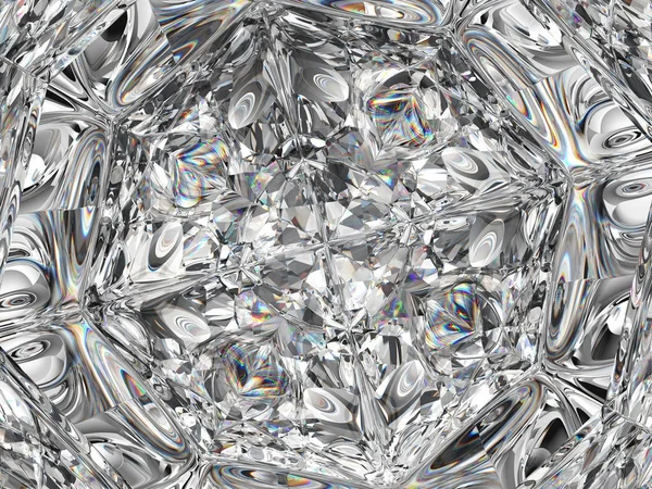 Diamant structure extrême gros plan — Photo