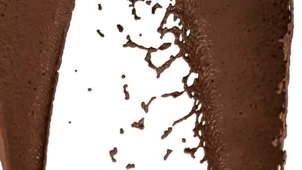 초콜릿 코코아 밝아진 슬로우 렌더링입니다 애니메이션 — 비디오