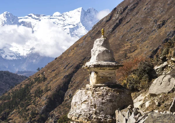 Buddhistická Stúpa Himalájích Kultura Nepálu — Stock fotografie
