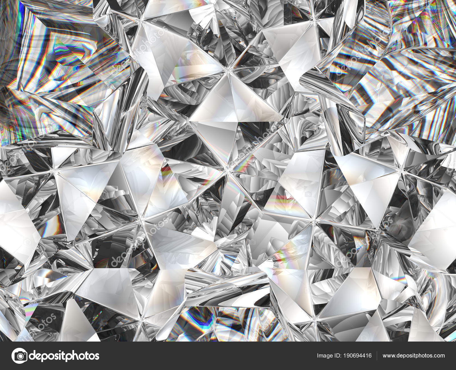 Diamond texture closeup and kaleidoscope — Stock Photo © Arsgera 190694416