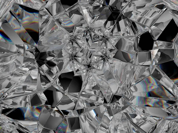 Блискуча або алмазна текстура і калейдоскоп — стокове фото