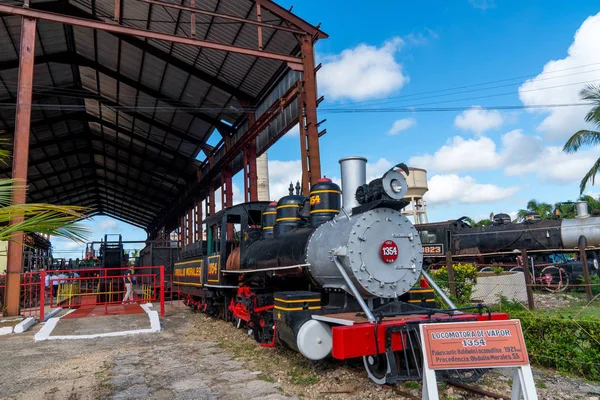 Old steam locomotives or railway trains — Stock Photo, Image