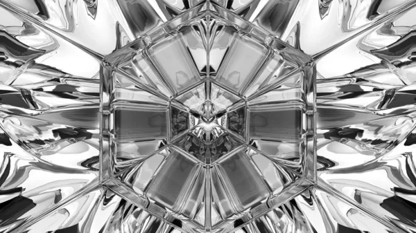 Ädelsten eller diamant konsistens närbild och Kalejdoskop — Stockfoto