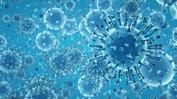 Коронавірус або 2019-ncov клітини і епідемія — стокове фото