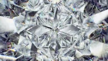 Elmas Parlatıcı makro döndürme sorunsuz döngü kaleydoskop etkisi