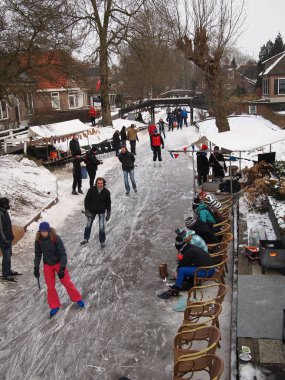 Kış eğlence Hollanda