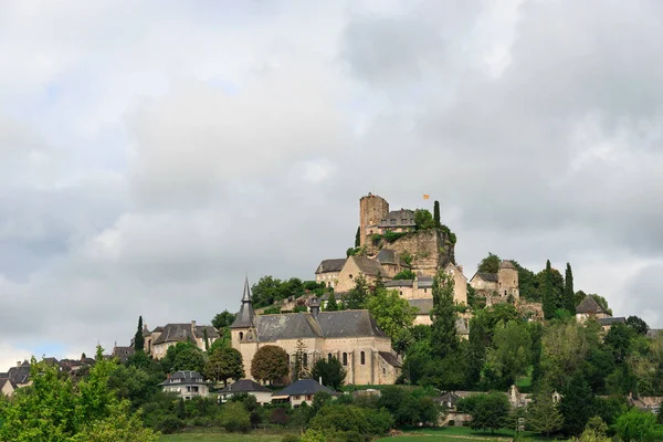 Medieval castle and town of Turenne, France Stock Photo