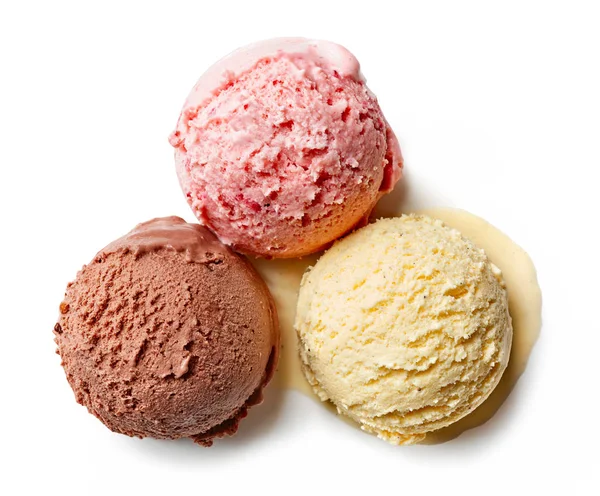 Varie palline gelato — Foto Stock