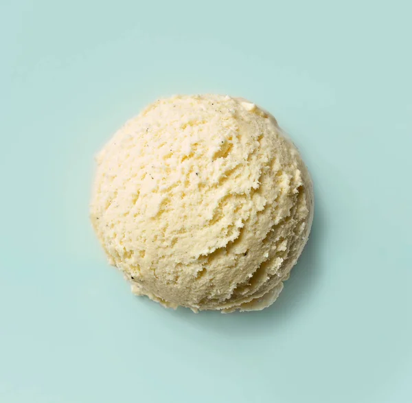 Ванильный шарик для мороженого — стоковое фото