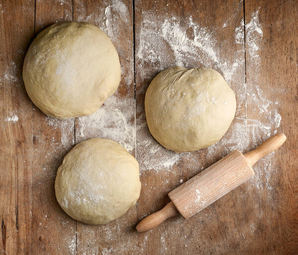 fresh raw dough