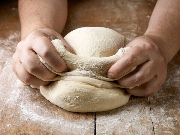 fresh raw dough
