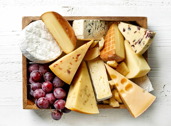 Various types of cheese — Stock Photo, Image