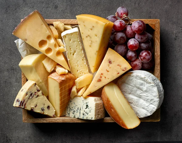 Various types of cheese — Stock Photo, Image