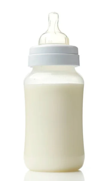 Babyfles melk — Stockfoto