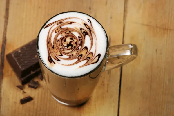 Kopp latte — Stockfoto