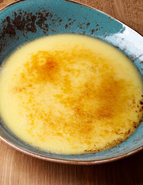 Bowl of creme brule Stock Picture