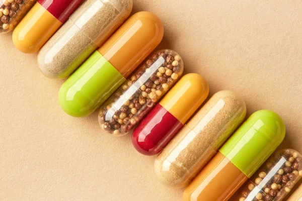Píldoras medicinales macro — Foto de Stock