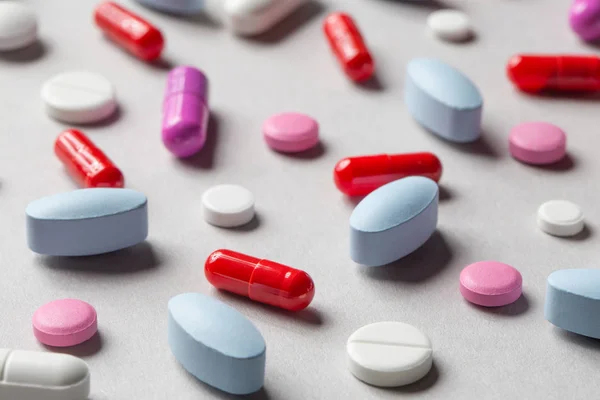Różne tabletki leku — Zdjęcie stockowe