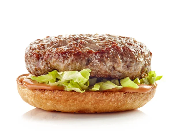 Mitad de hamburguesa —  Fotos de Stock