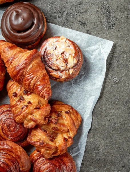 Various freshly baked pastries — Stock Photo, Image