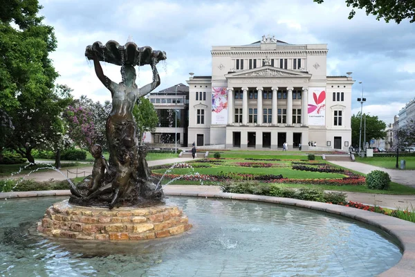 Lett nemzeti Opera, Riga, Lettország — Stock Fotó