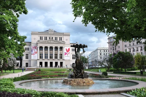Lett nemzeti Opera, Riga, Lettország — Stock Fotó