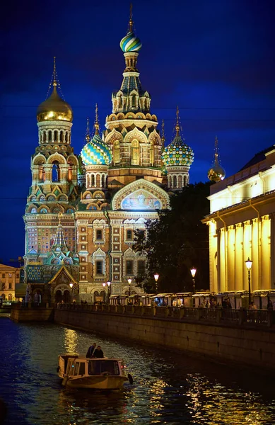 Εκκλησία του Σωτήρα στο αίμα στην Αγία Πετρούπολη, Ρωσία — Φωτογραφία Αρχείου