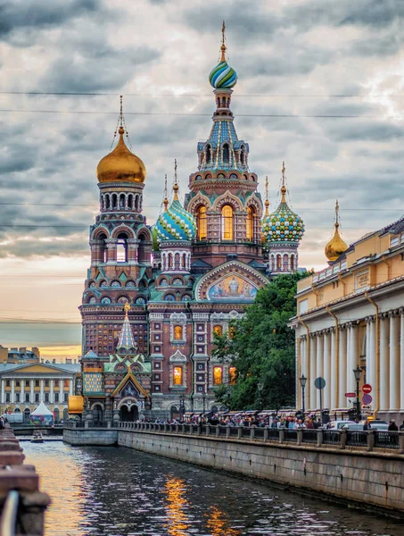 Church of the Savior on Blood  in St. Petersburg — Stock Photo, Image