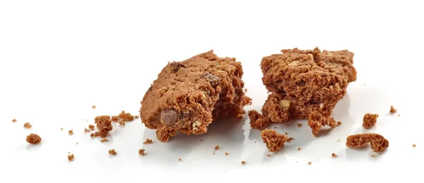 Крошки шоколадного печенья — стоковое фото